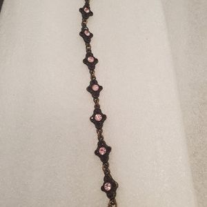Pink gemstone bracelet